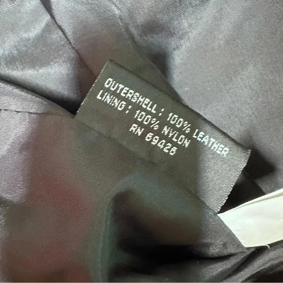 Wilson Maxima Black Leather Skirt Size 10 - Picture 6 of 6